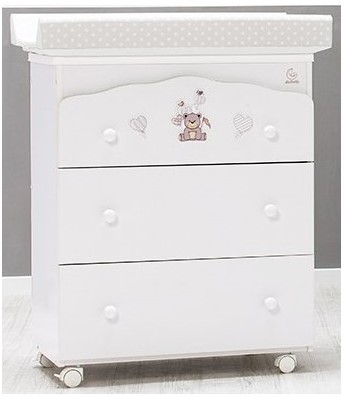 Multifunkční bílá přebalovací komoda Italbaby - Kuku